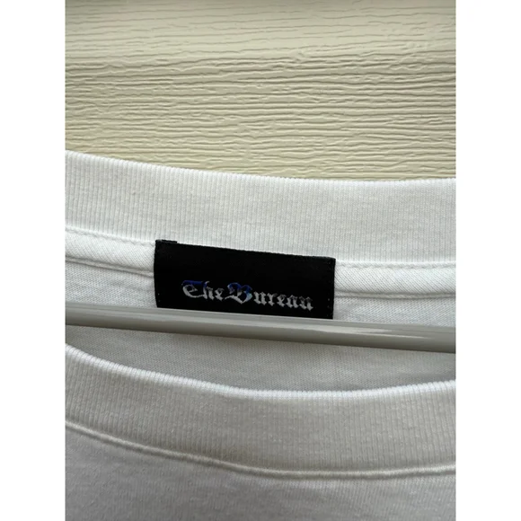 Free People The Bureau Hibiscus Tee Shirt Size Large Oversized Floral Graphic - Picture 5 of 7